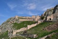 Acrocorinth fortress, the acropolis of ancient Corinth, Royalty Free Stock Photo